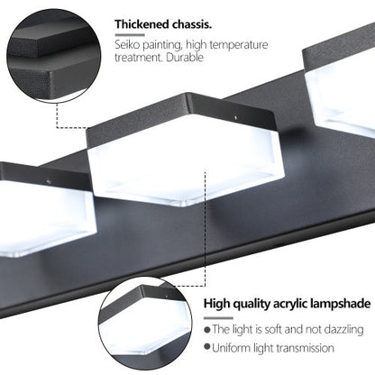 Contemporary 6-Bulb LED Vanity Mirror Light