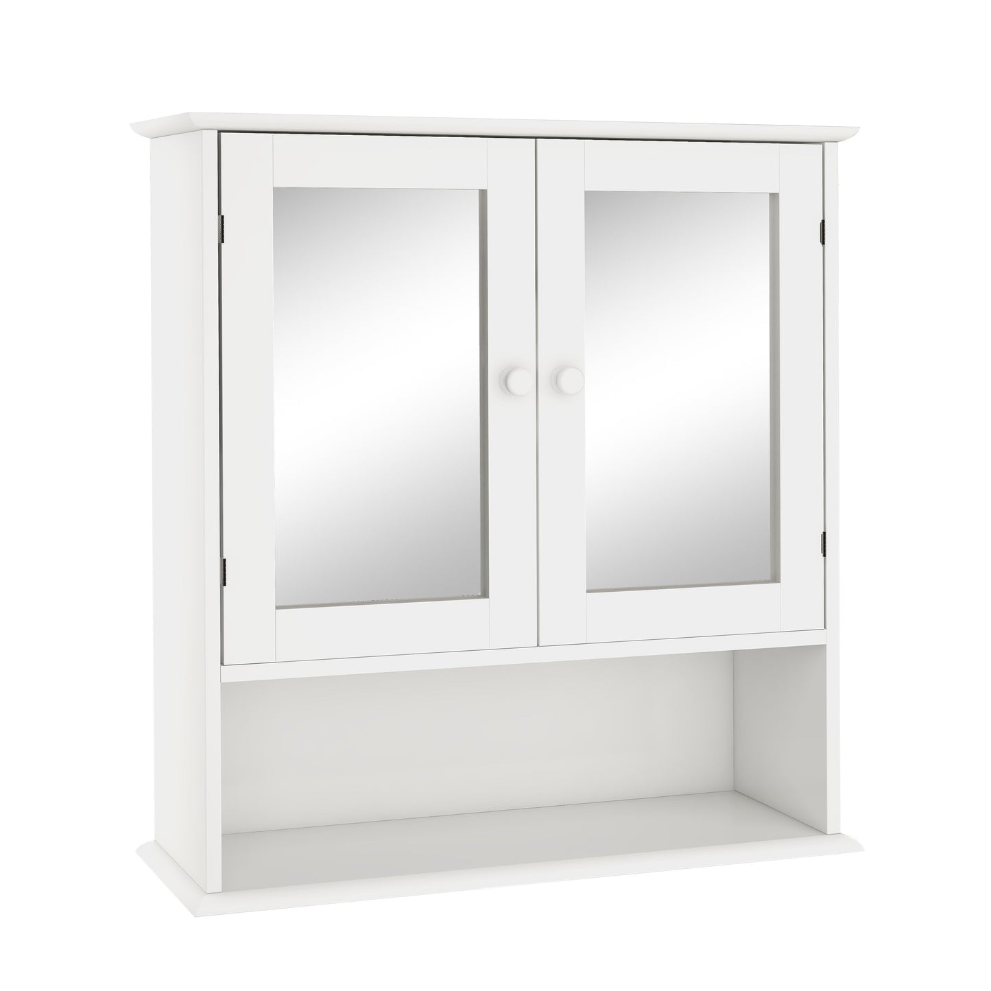 Dual Mirror Door Bathroom Cabinet