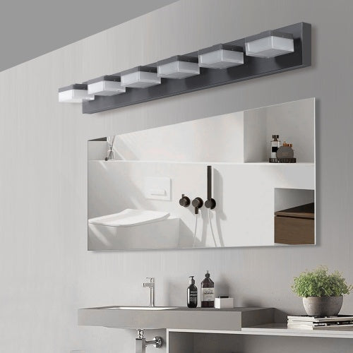 Contemporary 6-Bulb LED Vanity Mirror Light