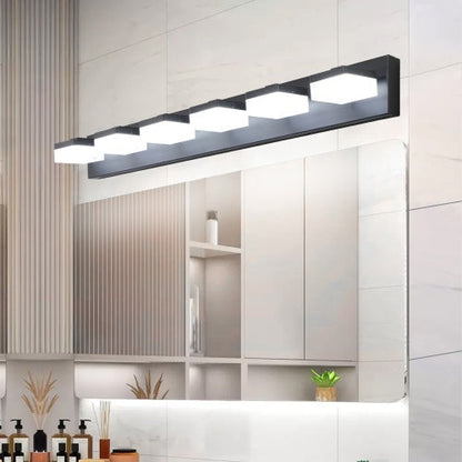 Contemporary 6-Bulb LED Vanity Mirror Light