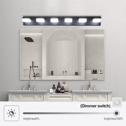 Contemporary 6-Bulb LED Vanity Mirror Light