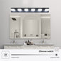 Contemporary 6-Bulb LED Vanity Mirror Light