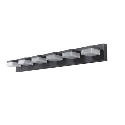 Contemporary 6-Bulb LED Vanity Mirror Light