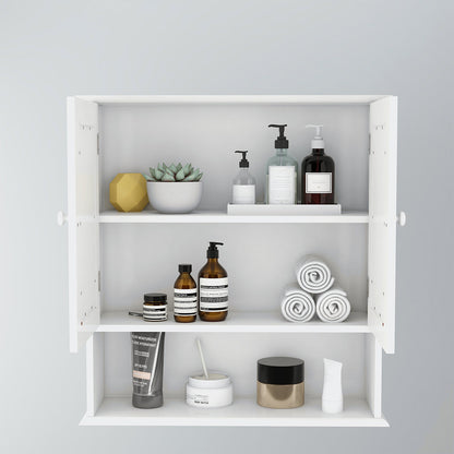 Dual Mirror Door Bathroom Cabinet