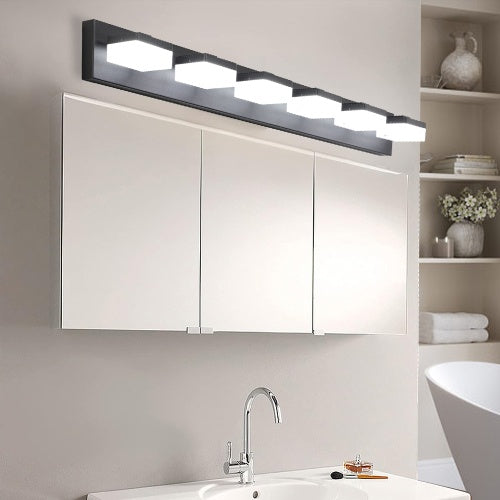 Contemporary 6-Bulb LED Vanity Mirror Light