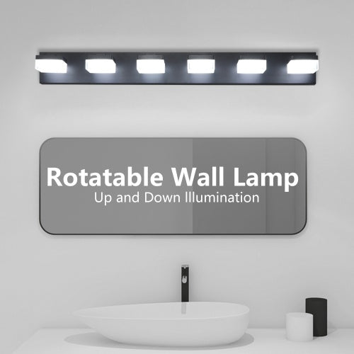 Contemporary 6-Bulb LED Vanity Mirror Light